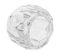 POPETPOP Paralume a Globo in Vetro Trasparente Diametro 80 MM Copertura Sferica per Lampada a Sospensione Diffusore di Luce Uniforme per Soggiorno Cucina e Bagno Ricambio Facile da