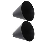 POPETPOP Paralume in Ferro a Cono 2 Pezzi Coprilampada Vintage in Metallo per Lampada da Tavolo Piccola e Lampada a Sospensione Protezione Decorativa per Applique da Parete Design