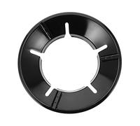 POPETPOP Paravento Per Cucina a Gas Antivento Nero Con Supporto Wok Risparmio Energetico e Copertura Per Raccolta Fiamma Adatto Cucine Domestiche e Ristoranti