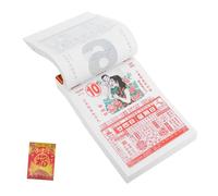POPETPOP Parete del Cavallo Vintage Pagine Giornaliere Staccabili Include Festività e Date Carta Resistente per Domestico Continuativo