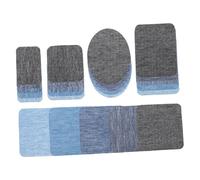 POPETPOP Patch Autoadesiva per in Rettangolare e Circolare per Riparazioni e Decorazioni Pratiche per Jeans e Tessuti Facile da Applicare e Personalizzare Tuo Stile