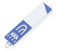 POPETPOP Pergamena Sacra per Stipite della Porta, in Lega di Zinco Blu Versatile per Case o Centri Commerciali in Design Ebraico