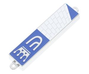 POPETPOP Pergamena Sacra per Stipite della Porta, in Lega di Zinco Blu Versatile per Case o Centri Commerciali in Design Ebraico