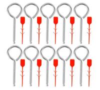 POPETPOP Perni di Bloccaggio per Estintori 10 Pezzi Set di Spilli di Sicurezza Sigilli di Piombo per Attrezzature Antincendio in Ambienti Domestici e Lavorativi