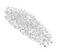 POPETPOP Perni di Supporto Trasparenti per Ripiani Armadio in Plastica, 200 Pezzi Kit per Mensole Mobili Cucina e Libreria, Supporti Resistenti Profilo Basso per Installazione Rapida