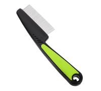 POPETPOP Pettine Per Capelli in Acciaio Inossidabile Fine Dente Resistente Piegatura Massaggio Confortevole Anti-forfora e Rimozione Pidocchi Pettine Professionale Per Uomo e Animale