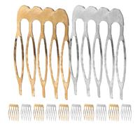POPETPOP Pettini Laterali per Capelli 12pezzi in Ferro per Donna Accessori per Acconciature Leggere e Comode
