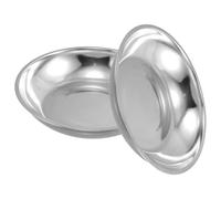 POPETPOP Piastra di Pesatura in Acciaio 2 Pezzi, Accessorio per Bilancia Meccanica da Cucina, Compatibile Bilance a Quadrante per Uso Professionale