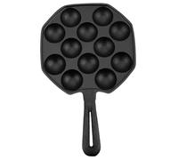 POPETPOP Piastra Ghisa per Lumache con Manico Ergonomico da Forno Antiscivolo Resistente e Versatile per Escargot Gamberi Funghi Ripieni e di Mare