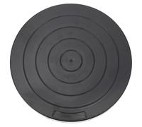 POPETPOP Piatto Girevole in Plastica per Sculture in Argilla 18 Cm, Base Rotante Resistente e Liscia per Tornio da Vasaio, Supporto Portatile per Ceramica e Modellismo Artigianale