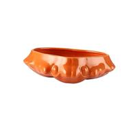 POPETPOP Piatto in Ceramica Giapponese Forma di Granchio Arancione Ciotola Creativa per Servire Antipasti Materiale Sicuro e Pratico per Casa e Ristorante