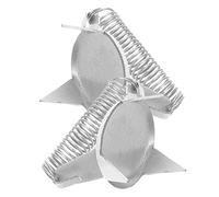 POPETPOP Pinze per Immersione Vendute in Coppia Smalto in Metallo Argento Applicazione Uniforme e Precisa dello Smalto per Ceramica per Artisti della Ceramica e Appassionati DIY