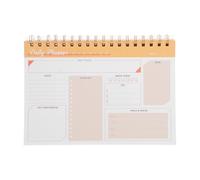 POPETPOP Planner Giornaliero Spiralato per Appuntamenti Blocco Note da Lavoro Compatto Organizzatore Quotidiano Facile da Trasportare Materiale Resistente e Design Pratico