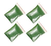 POPETPOP Polvere per Prato Artificiale Verde 4 Pezzi, Modello Paesaggistico Muschio Finto per Modellismo Ferroviario, Materiale in Polvere per Miniature e Decorazioni