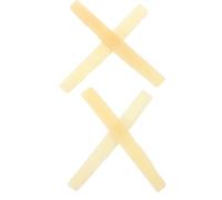 POPETPOP Ponte per Chitarra Folk in Ossa di Bue Beige 4 Pezzi Sella Sostitutiva da 74Mm, Leggero e Sicuro per Migliorare la Resa Timbrica