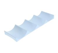 POPETPOP Portabottiglie Vino Plastica Stile Europeo Con Fondo Antiscivolo Per Frigorifero e Cucina Portabottiglie Impilabile Per Bottiglie Organizzatore Compatibile Cantina Frigo Mobile Pog