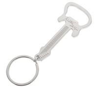 POPETPOP Portachiavi in Lega Argento Apribottiglie a Forma di Chitarra Design Pratico e Unico, per Casa, Ristoranti e Amanti della Birra