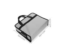 POPETPOP Portadocumenti Ignifuga Per Viaggi Lavoro Con Chiusura Scomparti Multipli Per Laptop e Leggera e Resistente