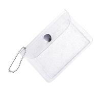 POPETPOP Portafoglio Mini Trasparente in PVC, Borsa Portamonete Piccola e Sottile, Design Funzionale, 3 Pezzi, per Ragazze e Uso Quotidiano