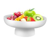 POPETPOP Portafrutta da Bianco Multifunzionale per Snack e Dolci Alzata per Frutta Decorativa per Feste Nuziali e Vetrine Design Robusto e Rifinito per Uso Duraturo e Regalo