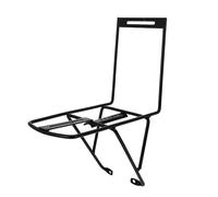 POPETPOP Portapacchi Anteriore Design Compatto e Alta Resistenza per in Acciaio Nero per Bicicletta e Supporto Frontale per Mountain Bike e Uso Urbano Mountain Bike Uso Urbano