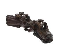 POPETPOP Portapennelli in Legno Intagliato per Calligrafia Supporto Penna da Scrivania Resistente e Decorativo Porta Pennino per Pittura e Lettering Design Cinese Retrò Pratico e Durevole