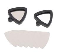 POPETPOP Portaplettro Chitarra in Silicone Flessibile per Collana e Portachiavi Compatto e Resistente per Musicisti e Regali Chi Suona Chitarra