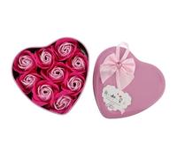 POPETPOP Portasapone a Forma di Fiore di Sapone Profumato Romantico Petali Delicati Confezione Regalo Scatola per Bagno Rilassante e Regali di San e Anniversari