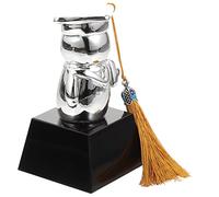 POPETPOP Premio di Laurea in Cristallo Argento per Studenti, Riconoscimento Creativo e Delicato per Ricompense in Premi per Feste di Fine Anno Scolastico