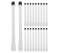 POPETPOP Prolunga della Valvola per Pneumatici 20 Pezzi 150Mm in Plastica Bianca, Kit Estensione per Gonfiaggio Pneumatici Camper, Ruote Gemellate e Lavori di Riparazione in Garage