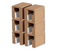 POPETPOP Protezione Angolare Design Delicato e Resistente per Maniglie in Silicone 6 Sicurezza Ragazza Colore a Forma per Armadi e Cassetti