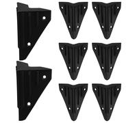 POPETPOP Protezione Angoli per Altoparlanti in Plastica Robusta ad Angolo Retto, Set da 8 Pezzi per Copertura Angolare Dj e Uso su Palco, Accessori per Protezioni Angolari Sicurezza Mobili