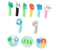 POPETPOP Protezione per Cavi Dati in Silicone 8 Pezzi, Avvolgicavo | Set 1, Resistente allo Sbiadimento, Prolunga la Durata, per Auricolari e Cavo di Ricarica