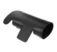 POPETPOP Protezione Valvola Tromba Accessorio in Pelle Pu Nera Cuscinetto Confortevole per Pistoni per Occasioni di Esibizione di Trombettisti