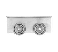 POPETPOP Puleggia Per Porta Scorrevole Puleggia In Acciaio Inox Carrello A Rulli Binario Di Montaggio Ruota Per Porta Scorrevole Rulli Per Porte In Vetro Di Ricambio Per