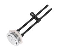 POPETPOP Pulsante Cisterna Wc Argento con Asta Allungata Accessorio Serbatoio Anticalcare Resistente alla Corrosione Compatibile per Sostituzione Bottoni Serbatoio Standard Colore Casuale