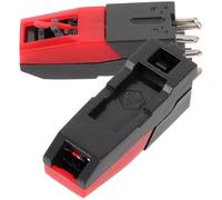 POPETPOP Puntina per Giradischi in Plastica 2 Pezzi Stilo di Ricambio Piezoelettrico Attacco Standard Sostituzione Ago per Fonografo Compatibile Vinile Accessorio Dj Facile da