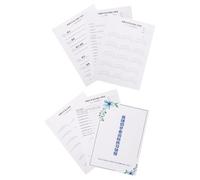 POPETPOP Quaderno di Esercizi per Extension Ciglia Fogli di Pratica in Carta Bianca e Guida di Allenamento Versatile per Principianti nel Self-improvement e Formazione in Beauty Salon