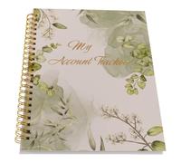 POPETPOP Quaderno per Pianificare Budget Carta Verde, Design Classico, per Uso Personale e Business, Gestione Finanziaria Portatile e Registro Contabile Organizzato