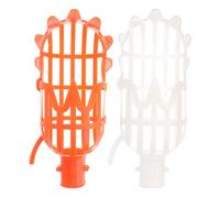 POPETPOP Raccoglitori di Frutta e Cestini per Raccolta senza Palo, Set 2 Pezzi Resistenti Antiruggine per Mele, Cachi e Agrumi, Attrezzi da Giardino per Raccolta Facile senza Fatica