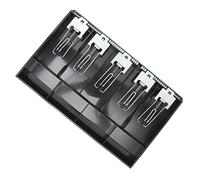 POPETPOP Registratore Cassa Portatile con Scomparti per Banconote per Monete Vassoio per Contanti per Negozio Ufficio e Piccole Attività Design Elegante e