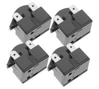 POPETPOP Relè 22ohm per Nero 4 Pezzi di Avviamento Ptc Frigorifero Abs | Ricambio Diretto per Compressore, per Riparazione su Frigo e Congelatore, Prestazioni Stabili