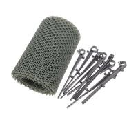 POPETPOP Rete Protettiva per Snowboard e Sci in Plastica Flessibile Telo Antigelo Maglia Esagonale Grigia Accessorio Tagliabile per Protezione da Ghiaccio e Neve per Sport Invernali e