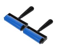 POPETPOP Rullo Applicazioni Pezzi da Facile in Plastica Pittura e 2 Blu per Impugnare Portatile Stampa Artistiche Inchiostrati Strumenti di Blocchi