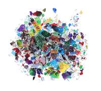 POPETPOP Sacchetti di Tessere Mosaico Irregolari Colorate per Creazioni Artigianali DIY Frammenti Unici di Mosaico per Decorazione Casa per Sacchetto