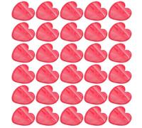 POPETPOP Sacchetti per Gioielli Autosigillanti in Pvc a Forma di Cuore Rossi, Set da 100 Pezzi, Sacchetti Richiudibili Cerniera per Imballaggio Regalo e Conservazione Sicura, per Viaggi