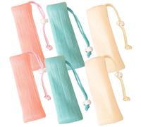 POPETPOP Sacchetti per Sapone Doccia 6 Pezzi Sacchetto di Rete Multistrato per Schiuma Esfoliante Cordino Portatile per Saponi Fatti a Mano Uso Bagno e Pelle Sensibile