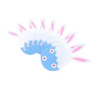 POPETPOP Sacchetti Porta Posate a Forma di Coniglio per Decorazioni Tavola Pasqua, Set 8 Pezzi Forchette e Coltelli, Buste Pasquali per Festa e Bomboniere, Adatti per Casa e Ristorante