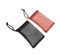 POPETPOP Sacchetti Portasapone in Nylon 2 Pezzi, Sacchetto di Rete Schiumogena Cordino, Borsa Portasapone Portatile per Bagno e Doccia, Asciugatura Rapida, Adatti a Tutta la Famiglia