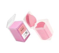 POPETPOP Salviette Struccanti Per Unghie Senza Lanugine 400 Pezzi Formato Da Viaggio Custodia, Dischetti Assorbenti Per Rimozione Smalto Gel Acrilico, Per Uso Domestico e Viaggi